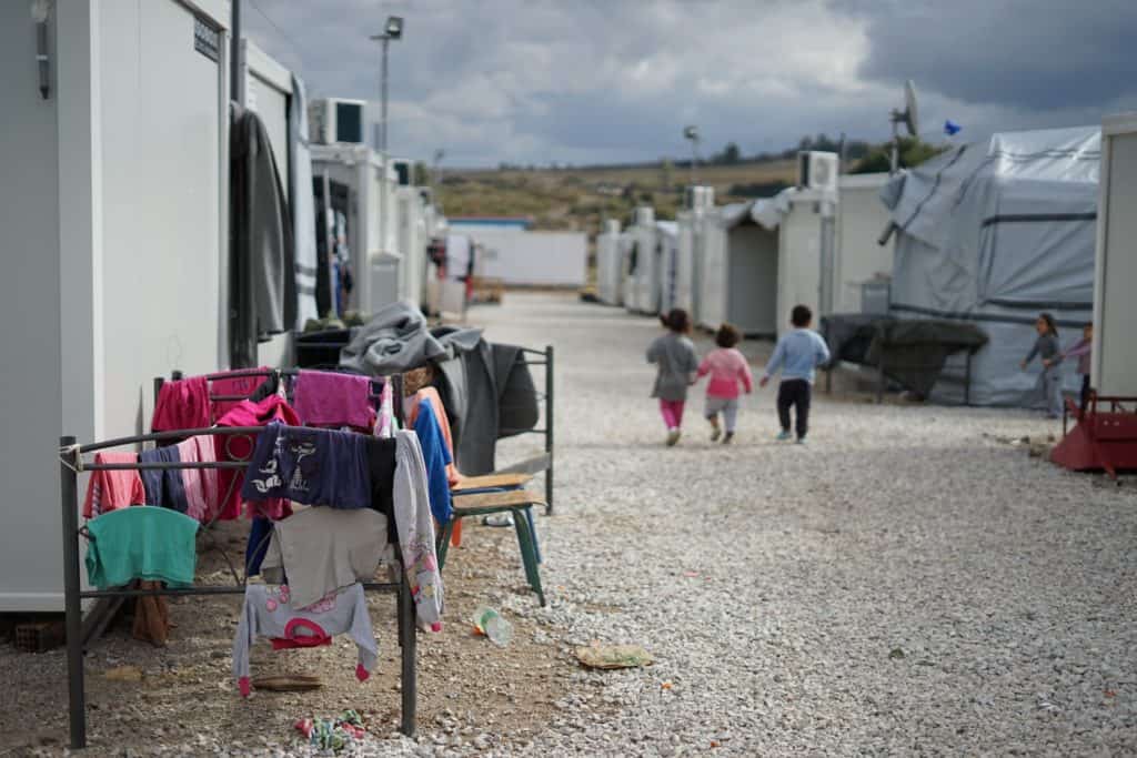 Kinder im Flüchtlingslager